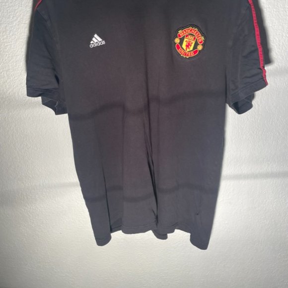 2000s Adidas Manchester United Ringer Tee - Picture 2 of 13
